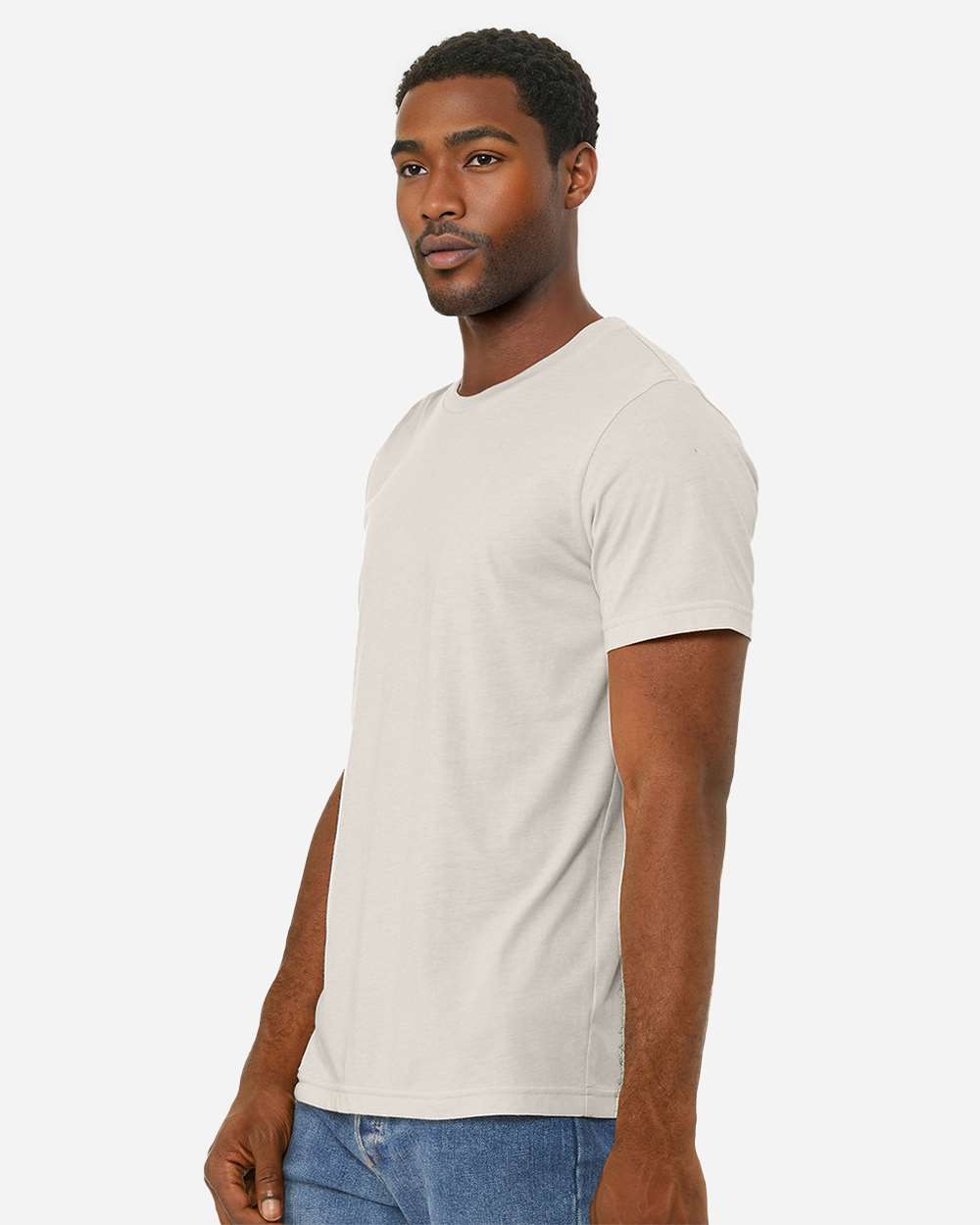 BELLA + CANVAS 3001CVC, T-Shirts - Premium, Heather Dust
