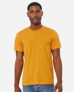 BELLA + CANVAS 3001CVC, T-Shirts - Premium, Heather Mustard