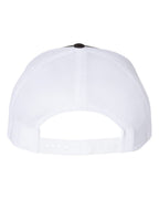 Richardson 112FP, Five-panel Trucker Cap, Black/ White