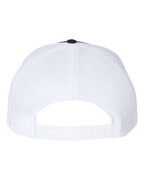 Richardson 112FP, Five-panel Trucker Cap, Black/ White