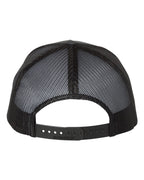 Richardson 112FP, Five-panel Trucker Cap, Charcoal/ Black