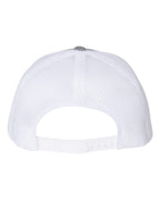 YP Classics 6606, Retro Trucker Cap, Heather Grey/ White