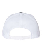 YP Classics 6606, Retro Trucker Cap, Heather Grey/ White