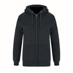 Muskoka Trail L00786, - Yolo - Ladies Full-zip Hooded Sweatshirt W/ Sherpa Fleece, Charcoal