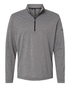 Adidas A401, Men's Ultimate365 Lightweight Quarter-zip Pullover, Black Heather