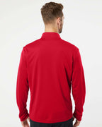 Adidas A401, Men's Ultimate365 Lightweight Quarter-zip Pullover, Power Red