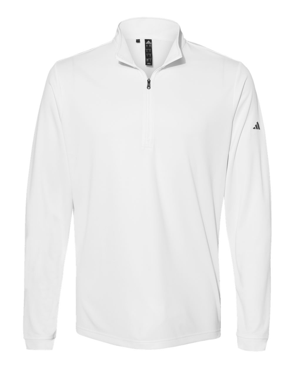 Adidas A401, Men's Ultimate365 Lightweight Quarter-zip Pullover, White