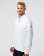 Adidas A401, Men's Ultimate365 Lightweight Quarter-zip Pullover, White