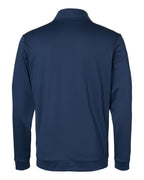 Adidas A295, Men's Textured Quarter-zip Pullover, Collegiate Navy