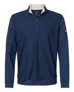 Adidas A295, Men's Textured Quarter-zip Pullover, Collegiate Navy
