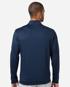 Adidas A295, Men's Textured Quarter-zip Pullover, Collegiate Navy