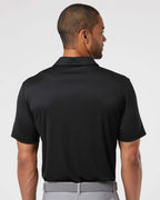 Adidas A324, Men's 3-stripes Chest Polo, Black/ White