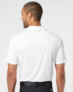 Adidas A324, Men's 3-stripes Chest Polo, White/ Black