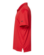 Adidas A324, Men's 3-stripes Chest Polo, Collegiate Red/ Black