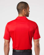 Adidas A324, Men's 3-stripes Chest Polo, Collegiate Red/ Black