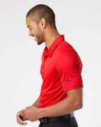 Adidas A324, Men's 3-stripes Chest Polo, Collegiate Red/ Black