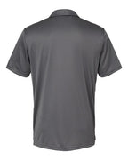 Adidas A324, Men's 3-stripes Chest Polo, Grey Five/ Black