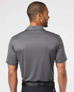 Adidas A324, Men's 3-stripes Chest Polo, Grey Five/ Black