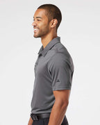 Adidas A324, Men's 3-stripes Chest Polo, Grey Five/ Black