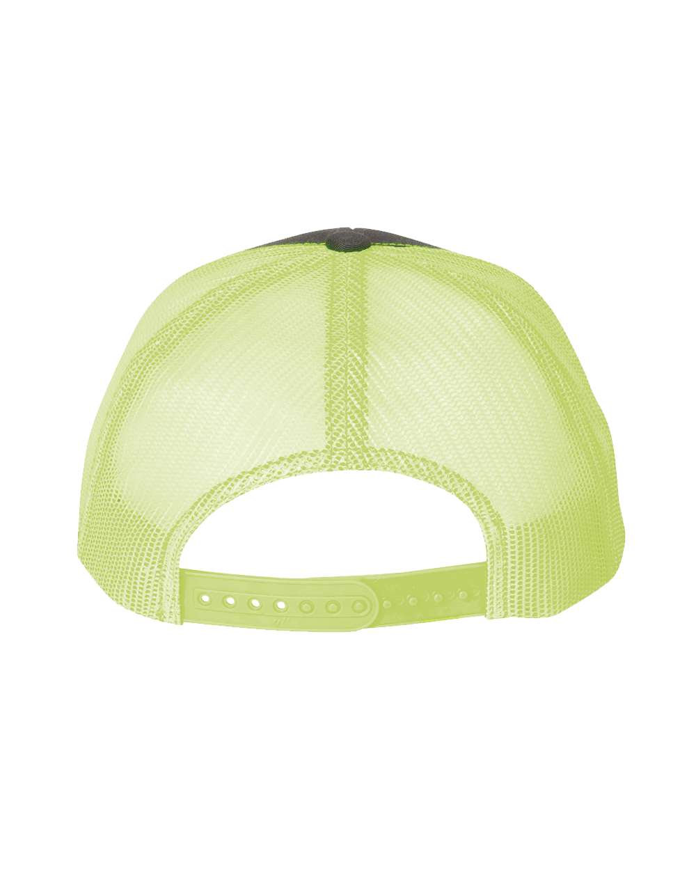 YP Classics 6606, Retro Trucker Cap, Charcoal/ Neon Green