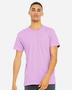 BELLA + CANVAS 3001CVC, T-Shirts - Premium, Heather Prism Lilac