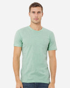 BELLA + CANVAS 3001CVC, T-Shirts - Premium, Heather Prism Mint