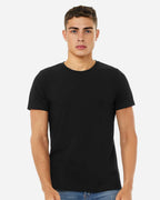 BELLA + CANVAS 3001CVC, T-Shirts - Premium, Solid Black Blend