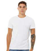 BELLA + CANVAS 3001CVC, T-Shirts - Premium, Solid White Blend