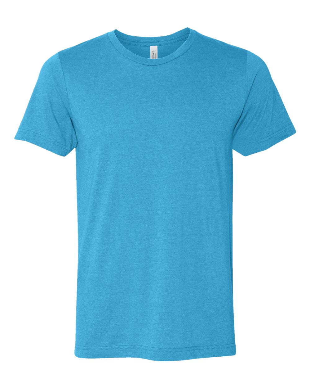 BELLA + CANVAS 3001CVC, T-Shirts - Premium, Heather Aqua
