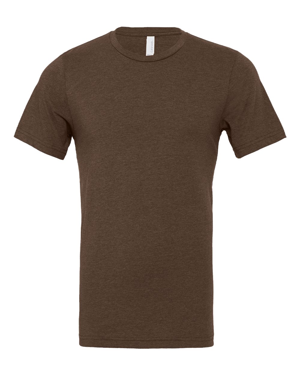 BELLA + CANVAS 3001CVC, T-Shirts - Premium, Heather Brown