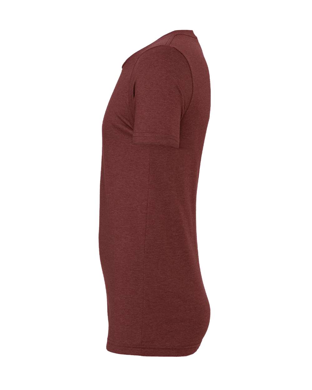 BELLA + CANVAS 3001CVC, T-Shirts - Premium, Heather Cardinal