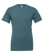 BELLA + CANVAS 3001CVC, T-Shirts - Premium, Heather Deep Teal