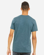 BELLA + CANVAS 3001CVC, T-Shirts - Premium, Heather Deep Teal