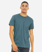 BELLA + CANVAS 3001CVC, T-Shirts - Premium, Heather Deep Teal