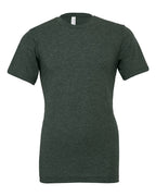 BELLA + CANVAS 3001CVC, T-Shirts - Premium, Heather Forest