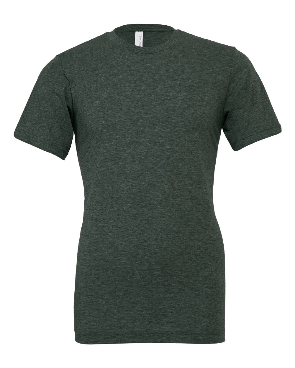BELLA + CANVAS 3001CVC, T-Shirts - Premium, Heather Forest