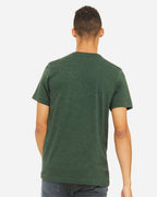 BELLA + CANVAS 3001CVC, T-Shirts - Premium, Heather Forest