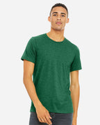 BELLA + CANVAS 3001CVC, T-Shirts - Premium, Heather Grass Green