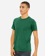 BELLA + CANVAS 3001CVC, T-Shirts - Premium, Heather Grass Green
