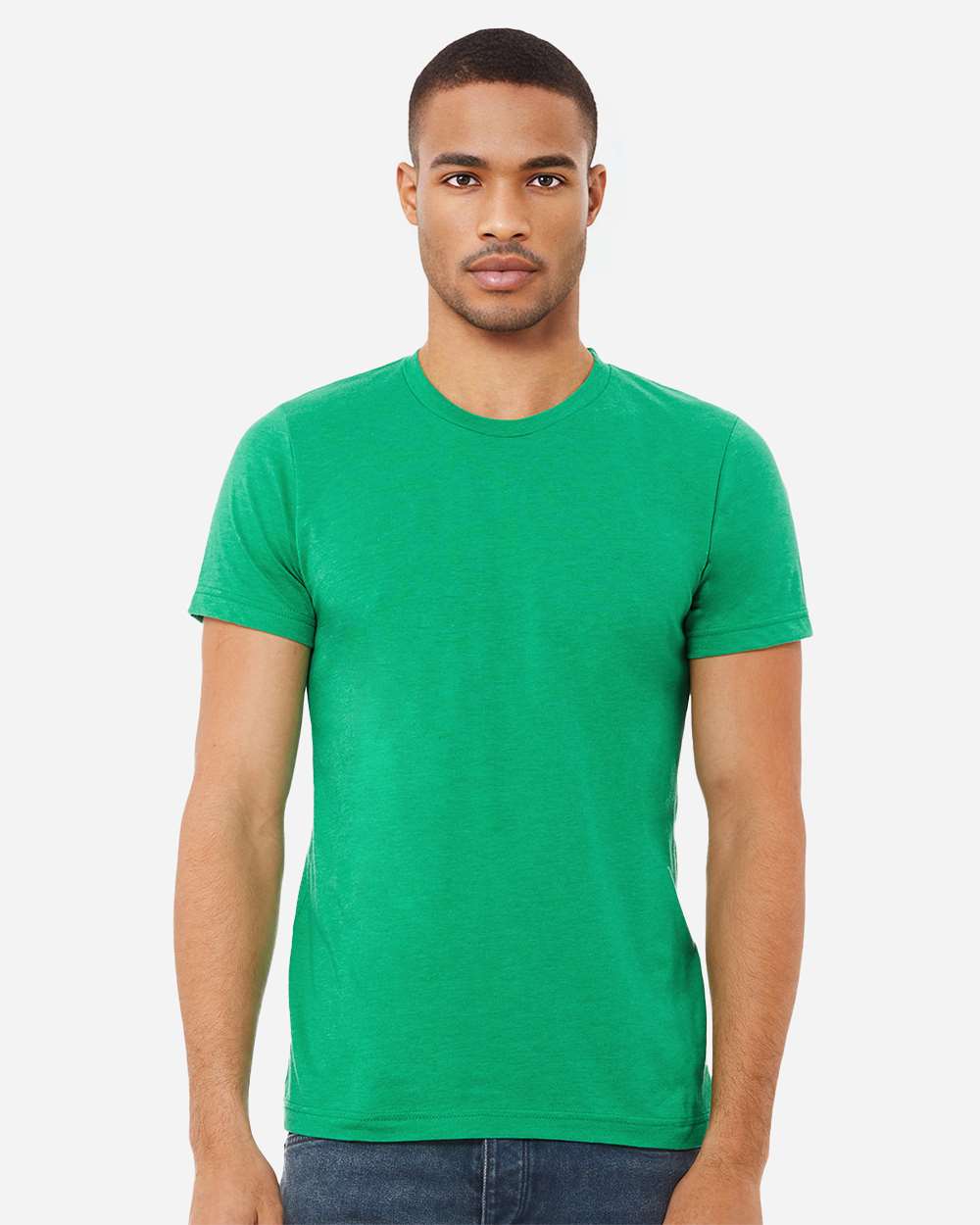 BELLA + CANVAS 3001CVC, T-Shirts - Premium, Heather Kelly
