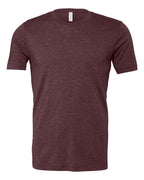 BELLA + CANVAS 3001CVC, T-Shirts - Premium, Heather Maroon