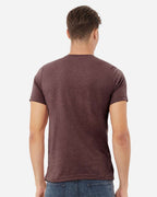 BELLA + CANVAS 3001CVC, T-Shirts - Premium, Heather Maroon