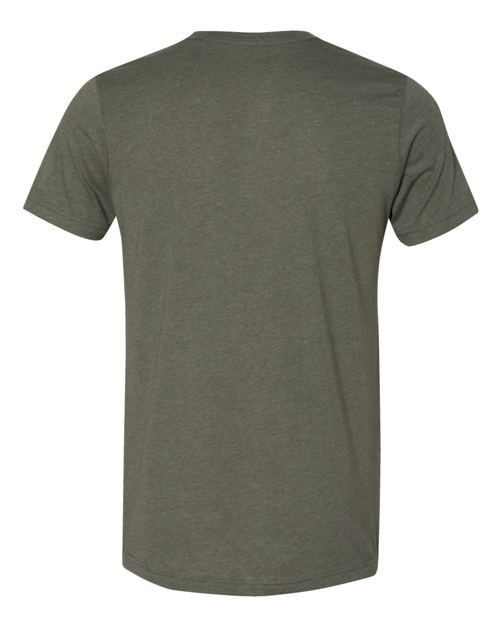 BELLA + CANVAS 3001CVC, T-Shirts - Premium, Heather Military Green