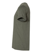 BELLA + CANVAS 3001CVC, T-Shirts - Premium, Heather Military Green