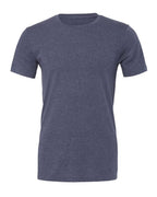 BELLA + CANVAS 3001CVC, T-Shirts - Premium, Heather Navy