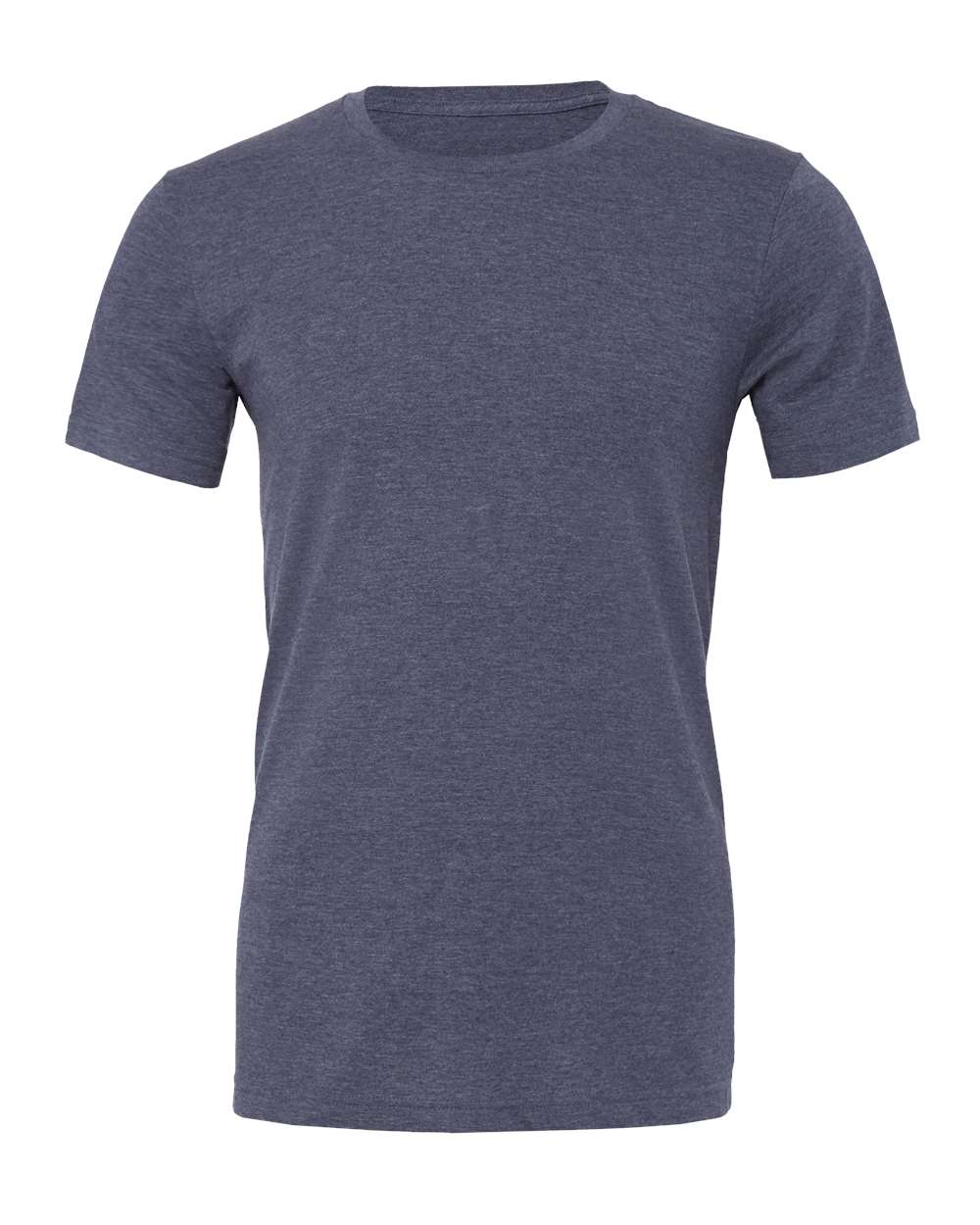 BELLA + CANVAS 3001CVC, T-Shirts - Premium, Heather Navy