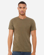 BELLA + CANVAS 3001CVC, T-Shirts - Premium, Heather Olive