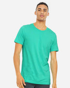 BELLA + CANVAS 3001CVC, T-Shirts - Premium, Heather Sea Green