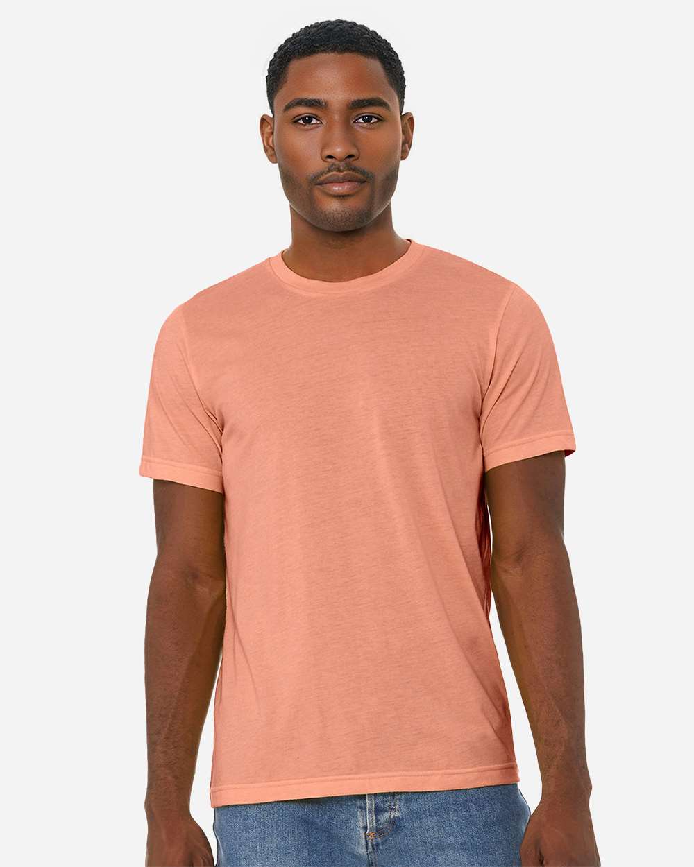 BELLA + CANVAS 3001CVC, T-Shirts - Premium, Heather Sunset