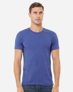 BELLA + CANVAS 3001CVC, T-Shirts - Premium, Heather True Royal